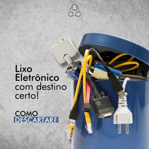 Como você descarta o lixo eletrônico da sua família?