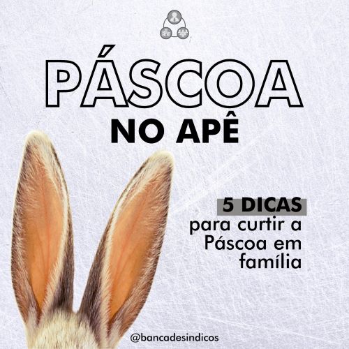 Este ano, a caça aos ovos será dentro do apê ???